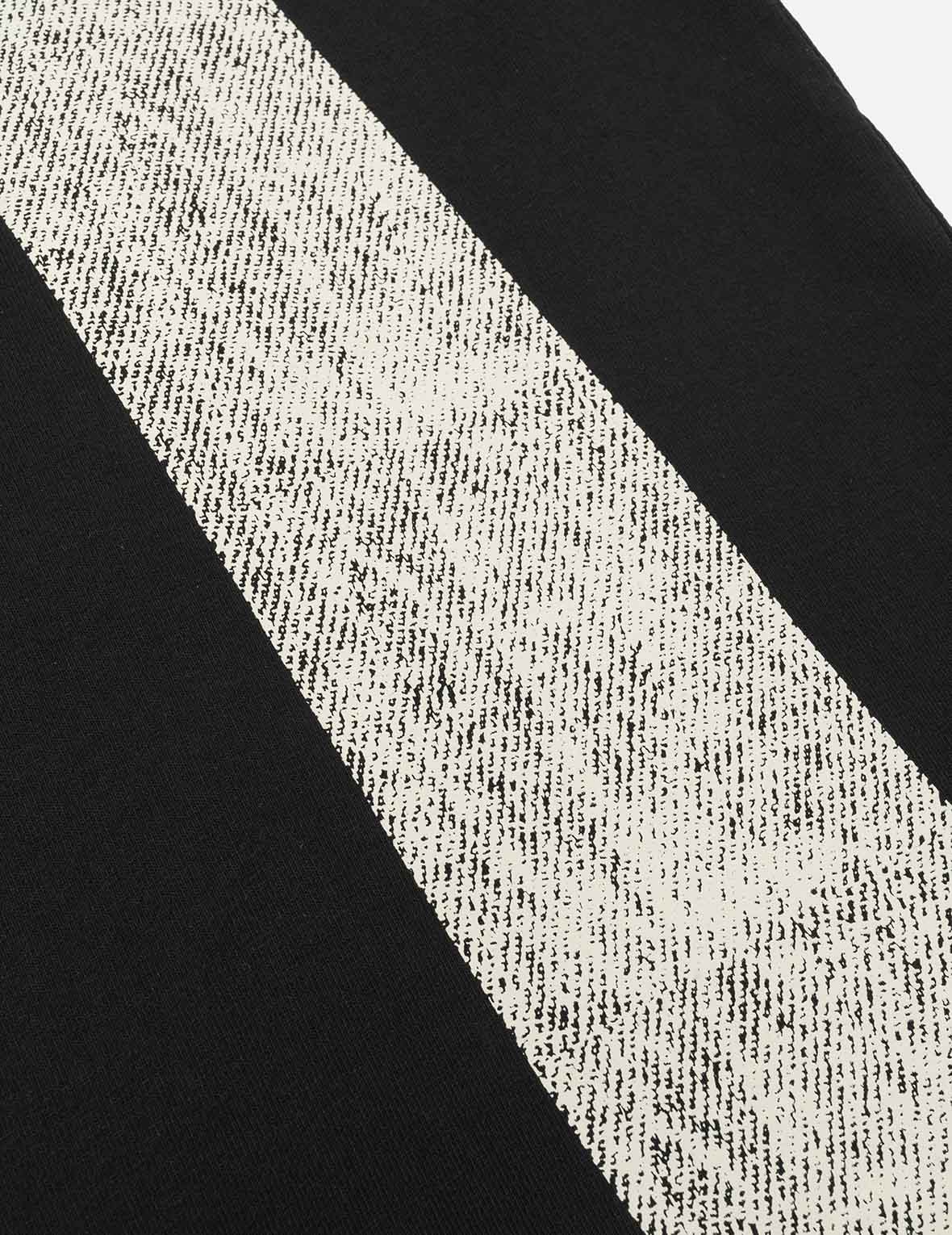 色褪せたカモメ大黒プリント レギュラーフィットTシャツ