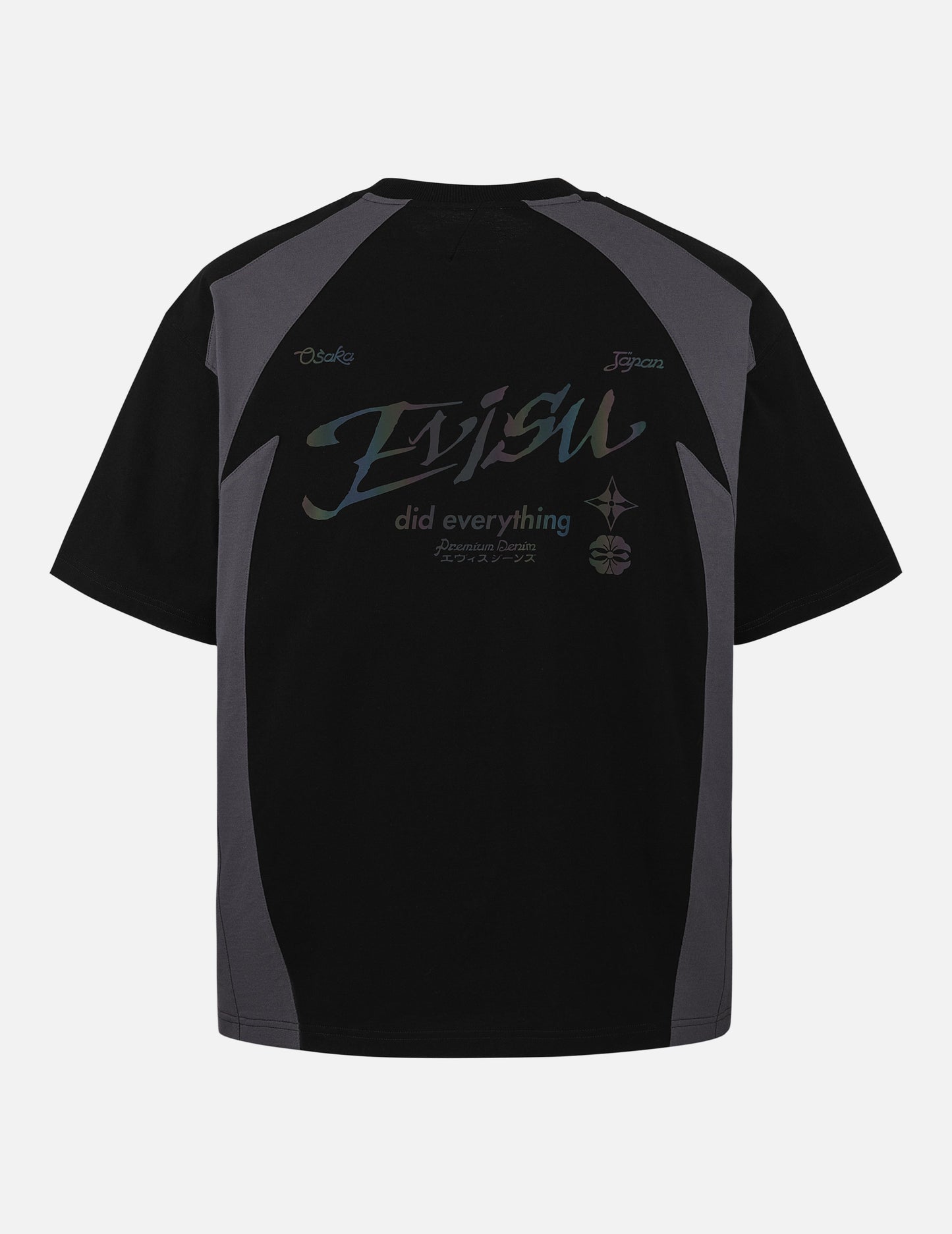 パネル ブロッキング＆カラフル ロゴ プリント ルーズ フィット Tシャツ