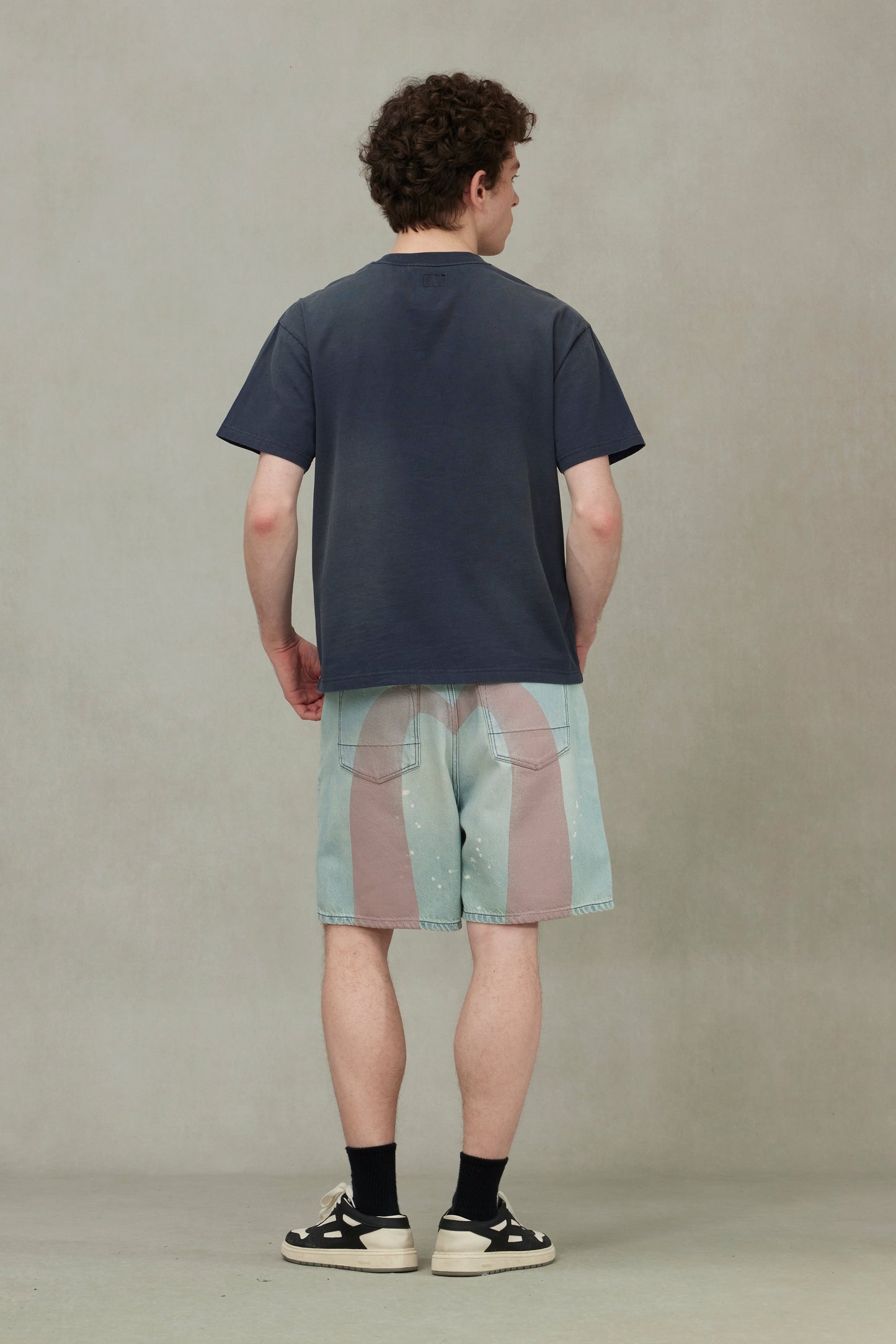 Seagull and Logo Appliqué Embroidery Relax Fit T-Shirt