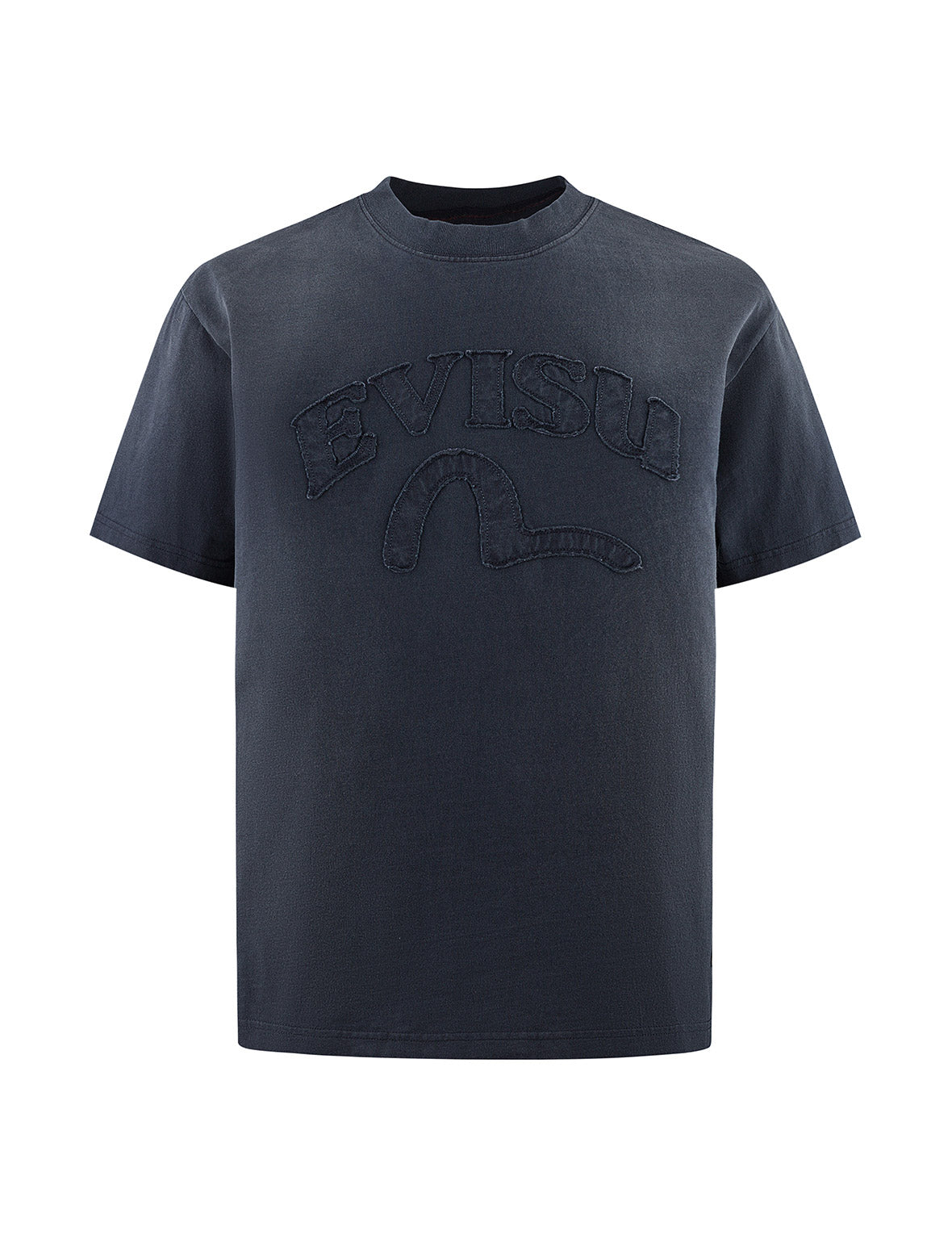 Seagull and Logo Appliqué Embroidery Relax Fit T-Shirt