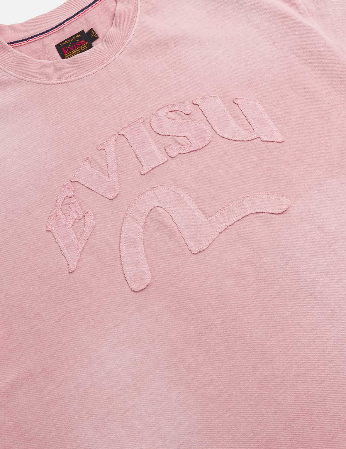 Seagull and Logo Appliqué Embroidery Relax Fit T-Shirt