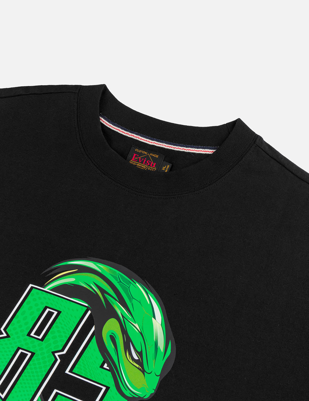 EVISU X YIBO タイワンアオハブ蛇影 レギュラーフィットTシャツ