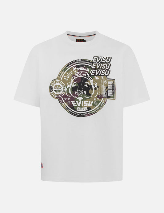 Camouflage Godhead Print Relax Fit T-Shirt