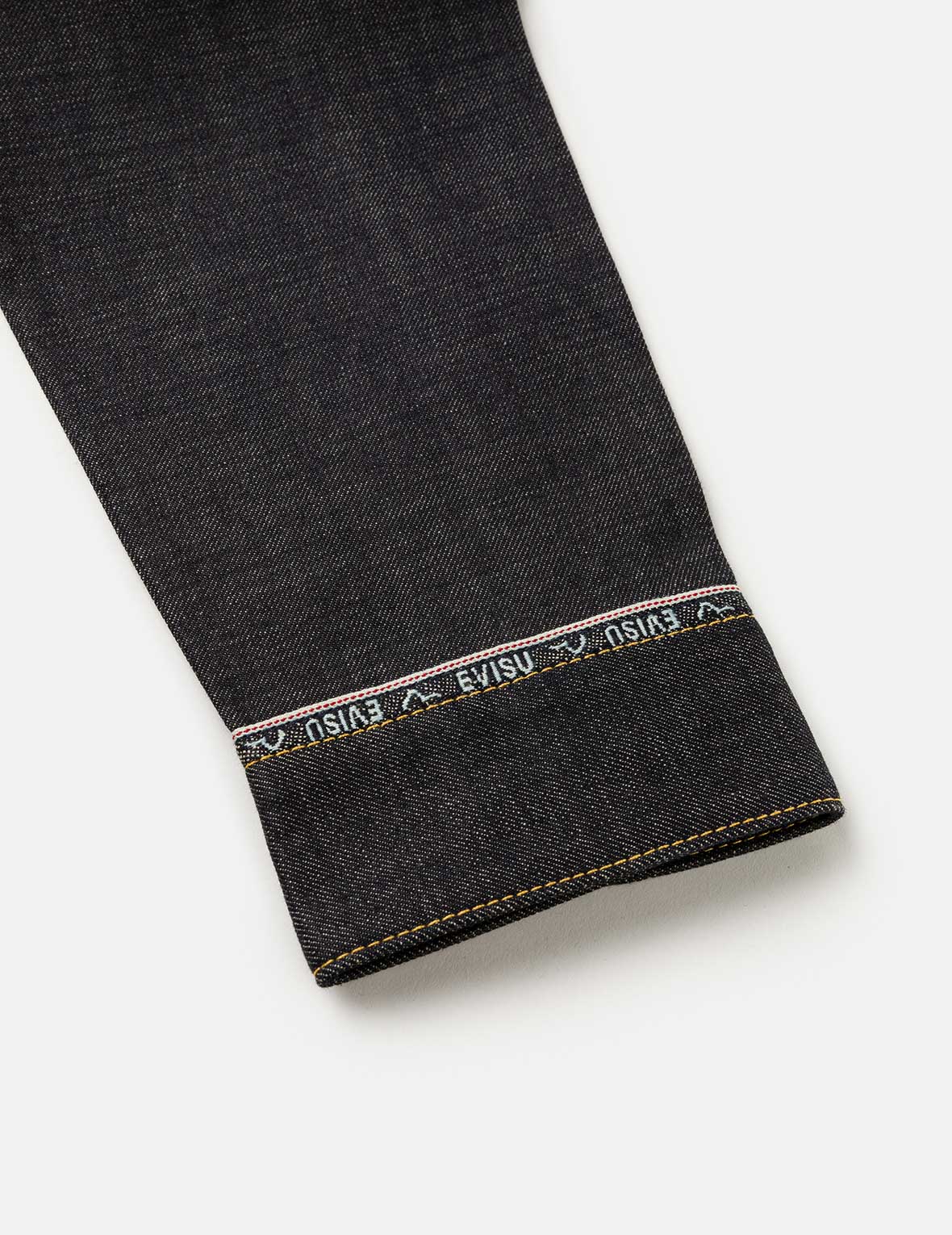 ロゴカモメ刺繍 デニムジャケット – EVISU