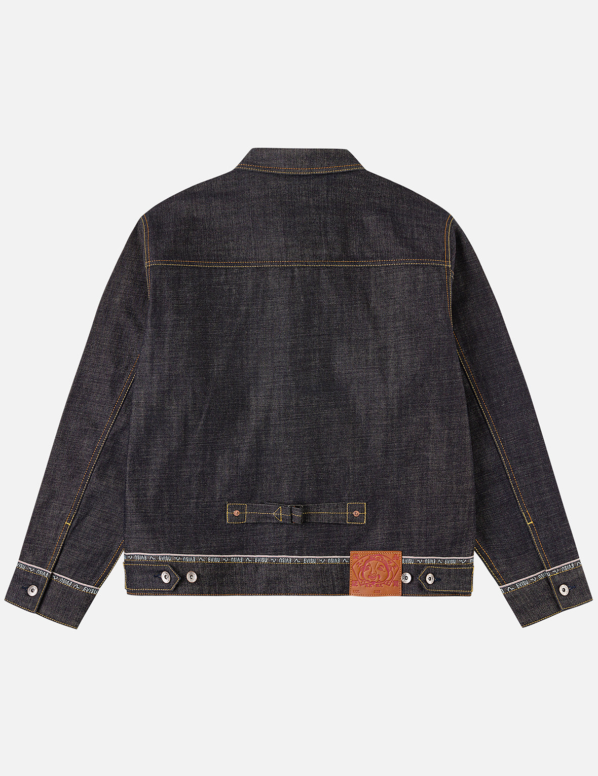 ロゴカモメ刺繍 デニムジャケット – EVISU