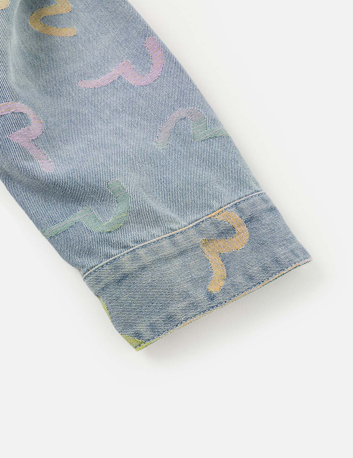 オールオーバーカモメジャカード デニムジャケット – EVISU