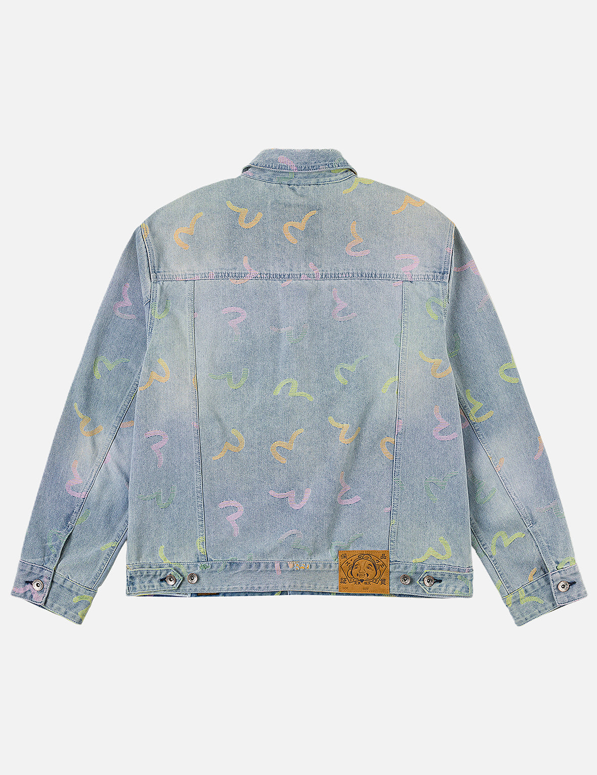 オールオーバーカモメジャカード デニムジャケット – EVISU