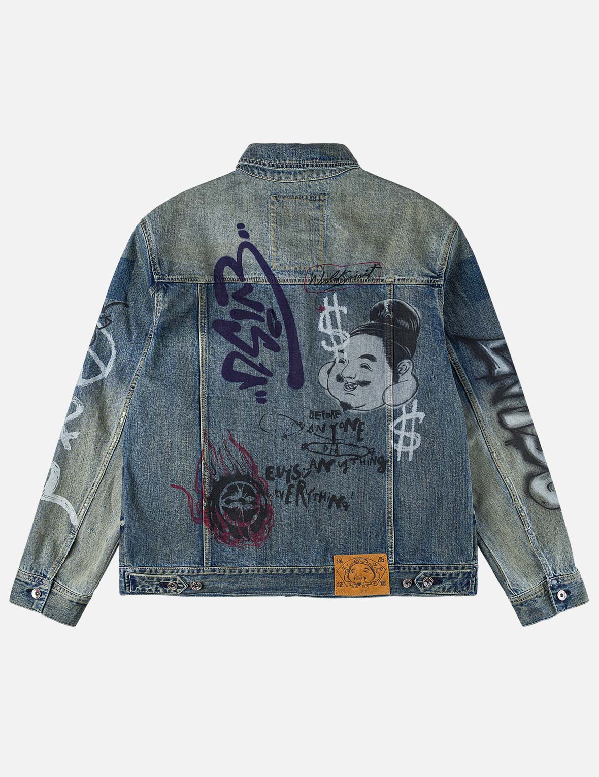オールオーバーグラフィティプリント デニムジャケット – EVISU