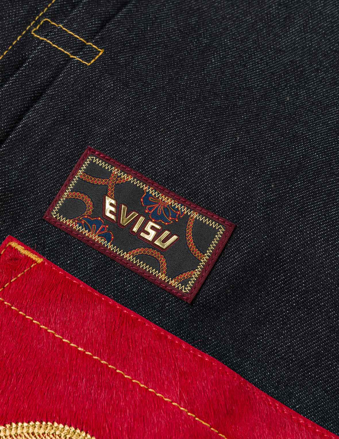 馬年刺繍 デニムジャケット