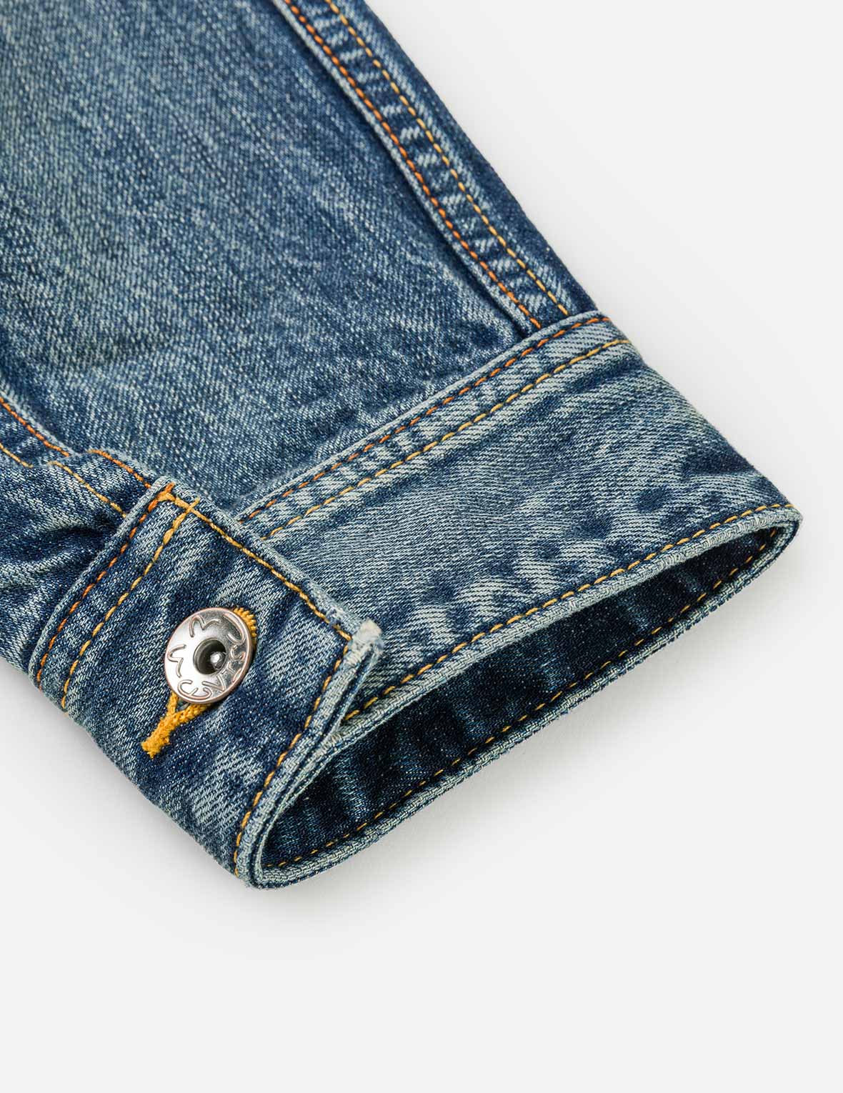 EVISU & カモメアップリケ デニムチャイナジャケット