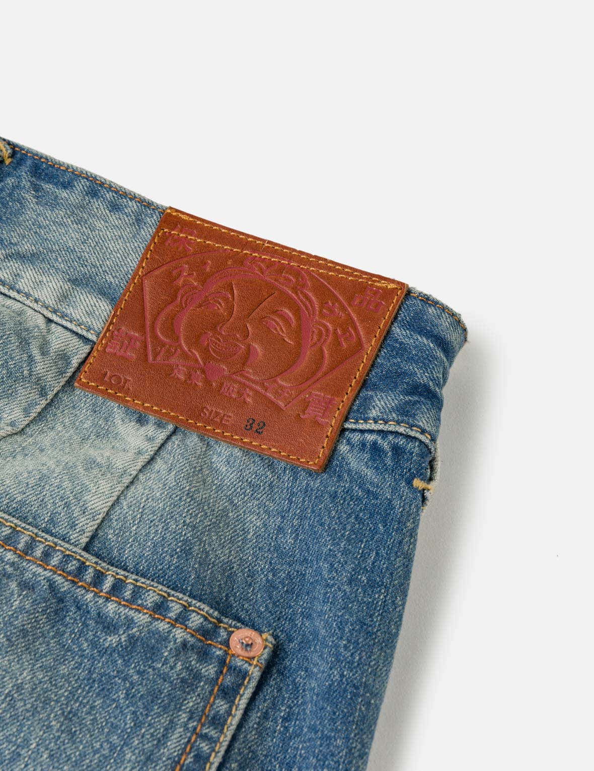 刺し子パッチ デニムショーツ – EVISU