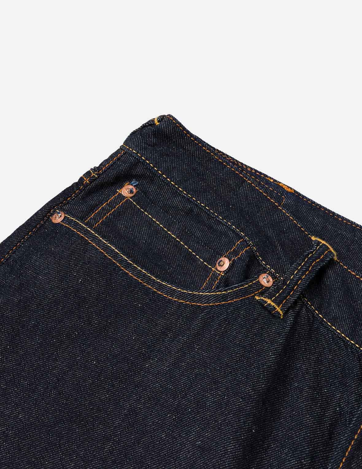 カモメ＆漢字プリントポケット デニムショーツ