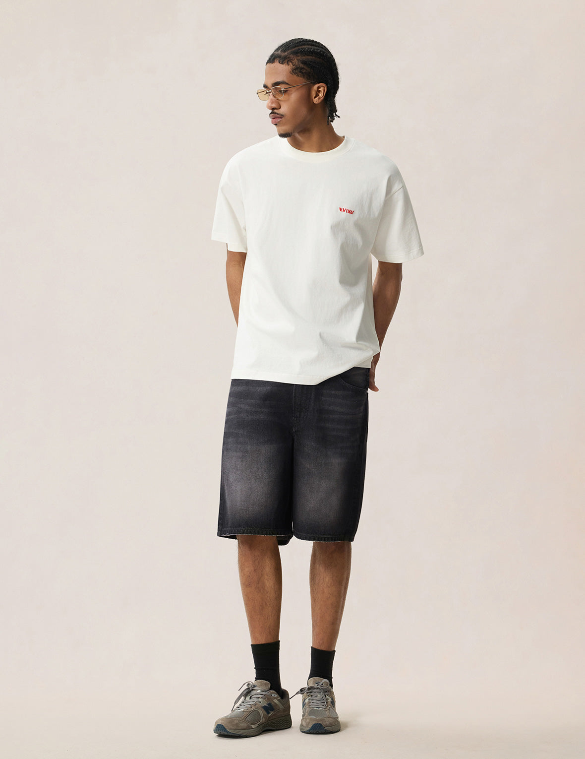 大黒デニムショーツ – EVISU