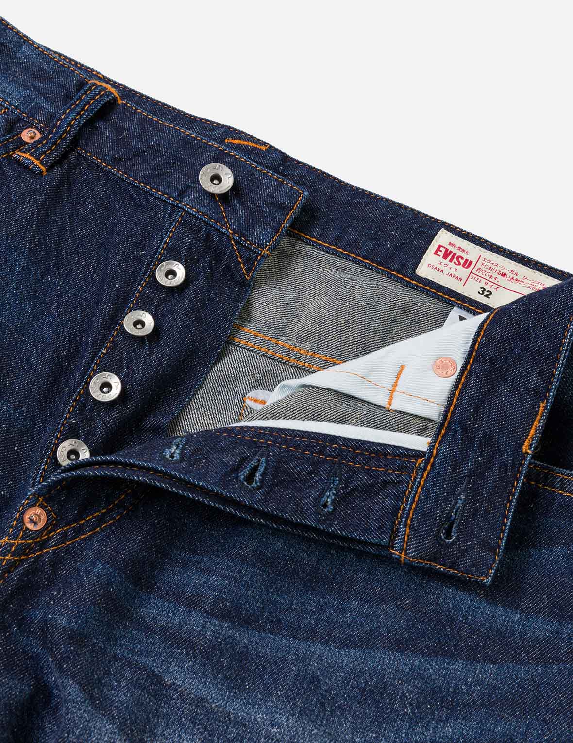 カモメブラシストローク デニムショーツ – EVISU
