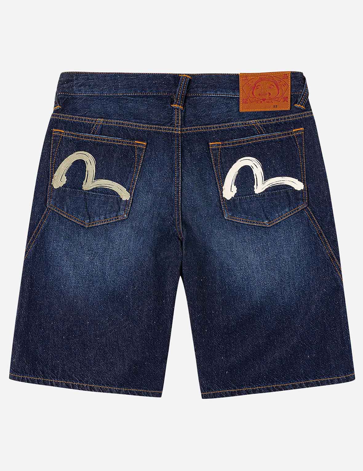 カモメブラシストローク デニムショーツ – EVISU