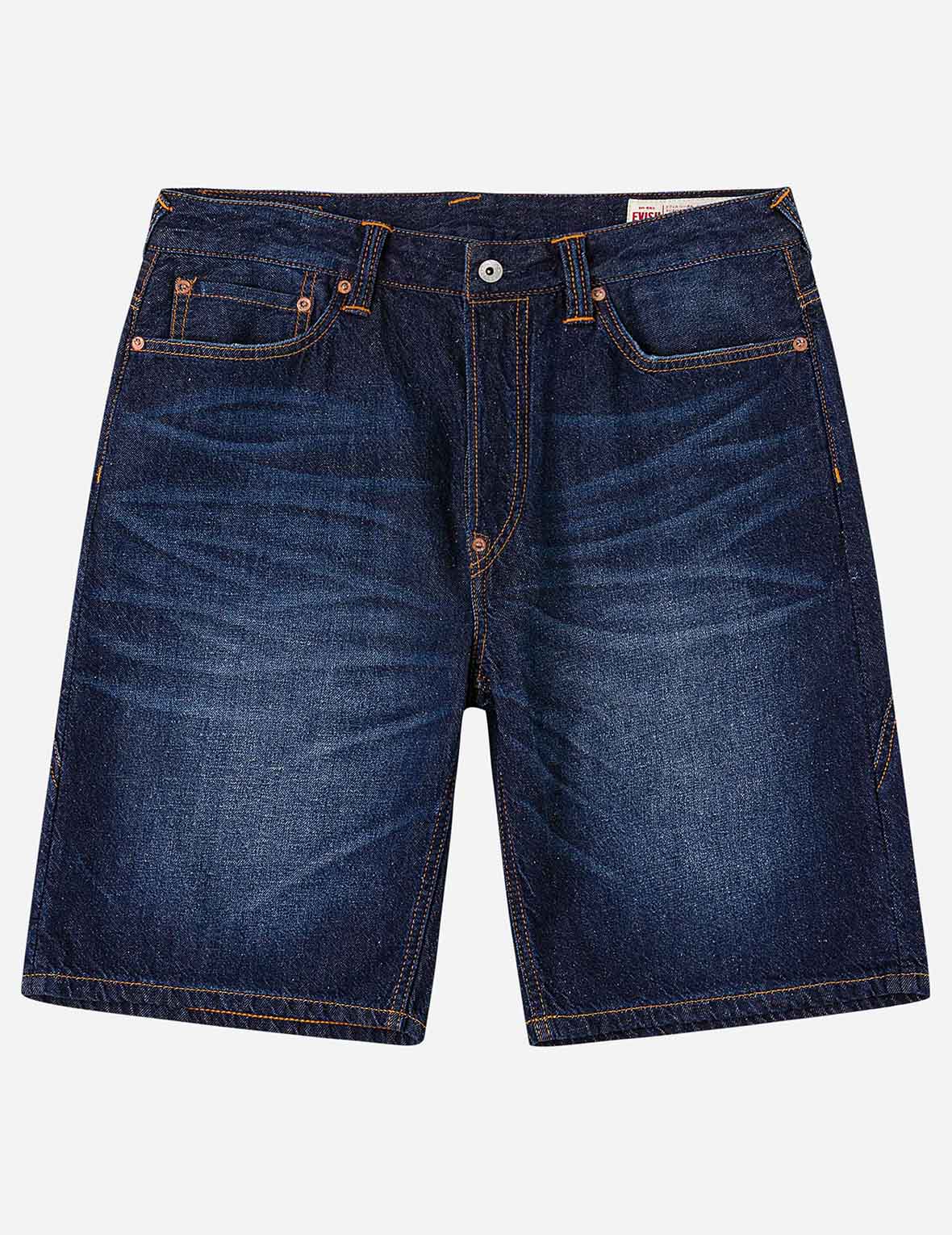 カモメブラシストローク デニムショーツ – EVISU
