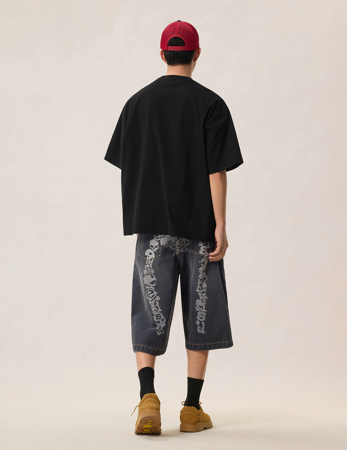 スカル大黒 デニムショーツ – EVISU