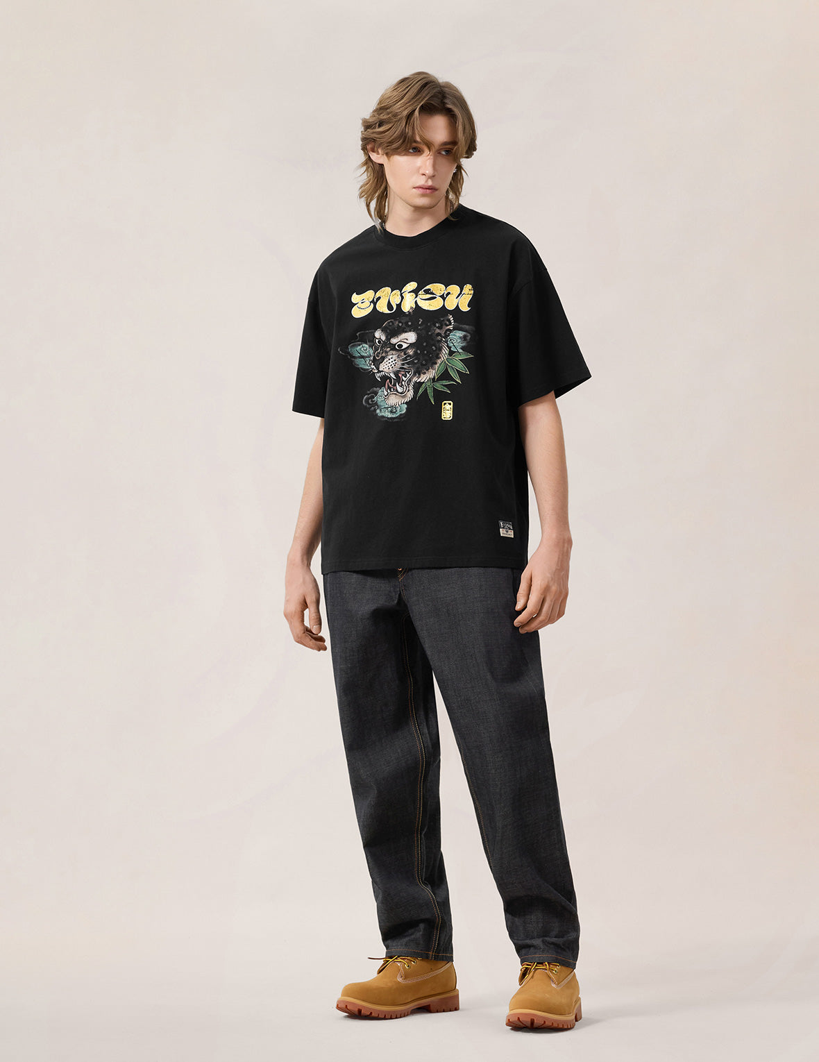 7ポケットロゴカモメ刺繍 ジーンズ #2030 – EVISU