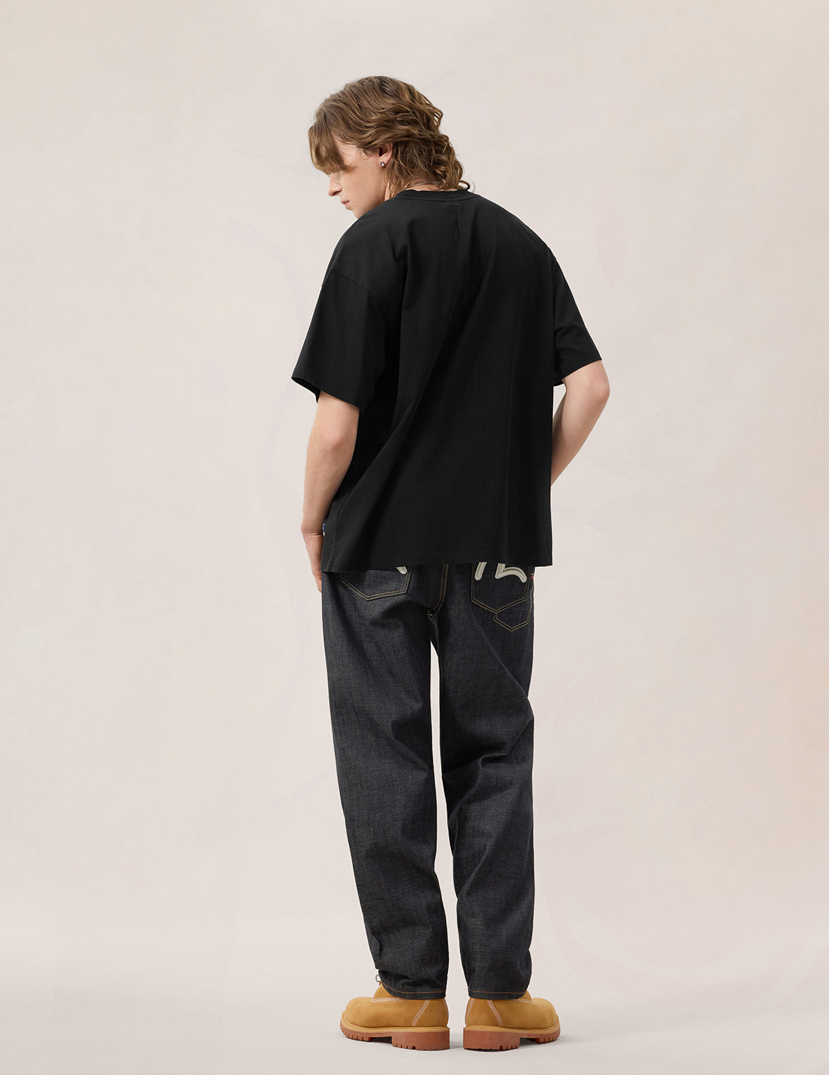 7-Pocket Logo Seagull Embroidery Jeans #2030