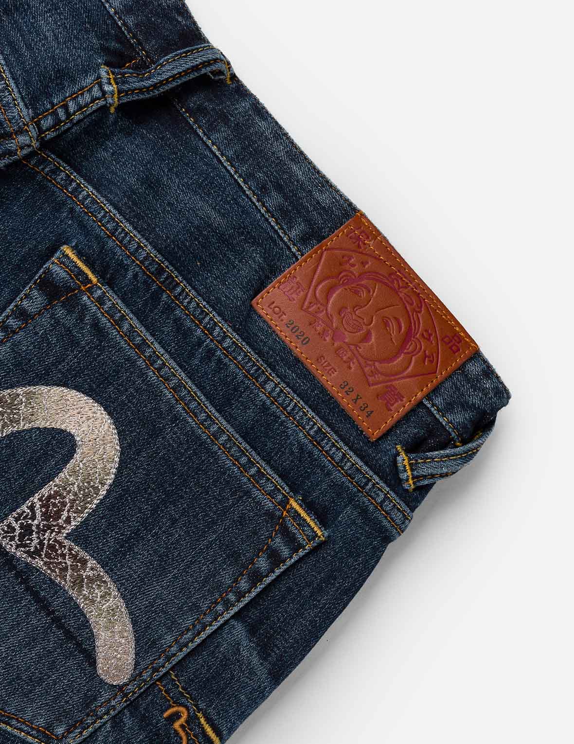 カモメ刺繍 マルチポケット ジーンズ #2020 – EVISU