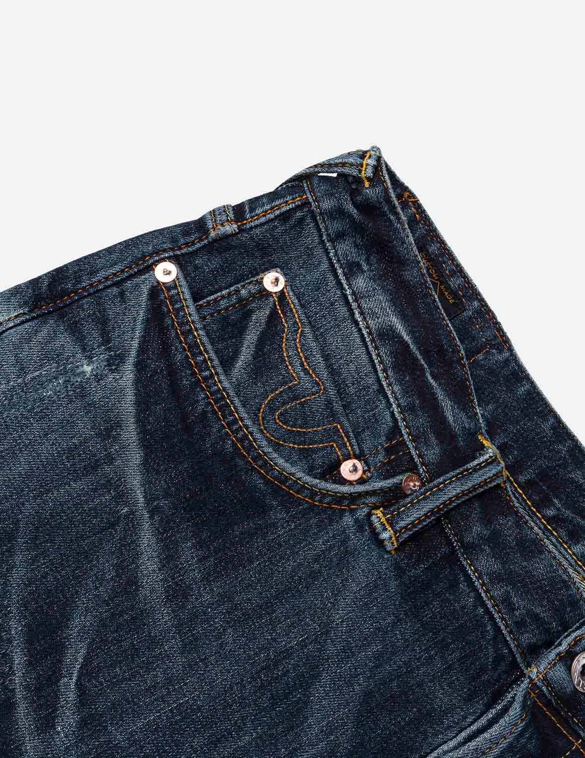 カモメ刺繍 マルチポケット ジーンズ #2020 – EVISU