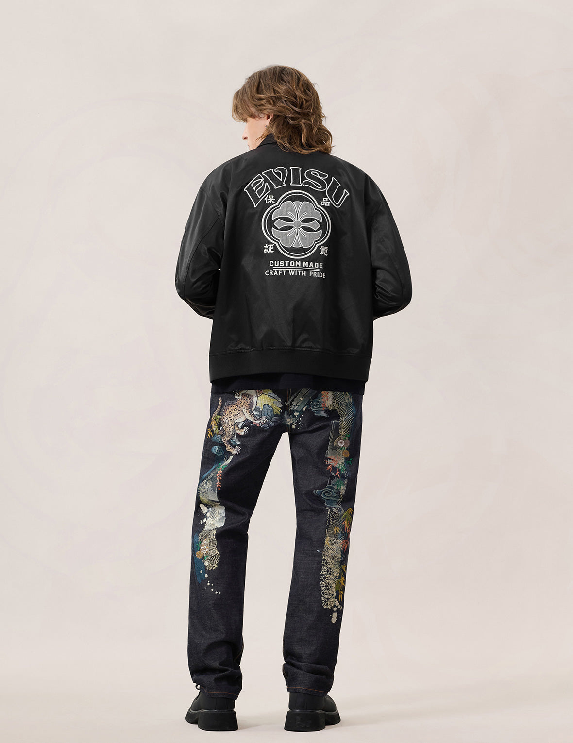 デュオレオパード大黒刺繍 ジーンズ #2020 – EVISU