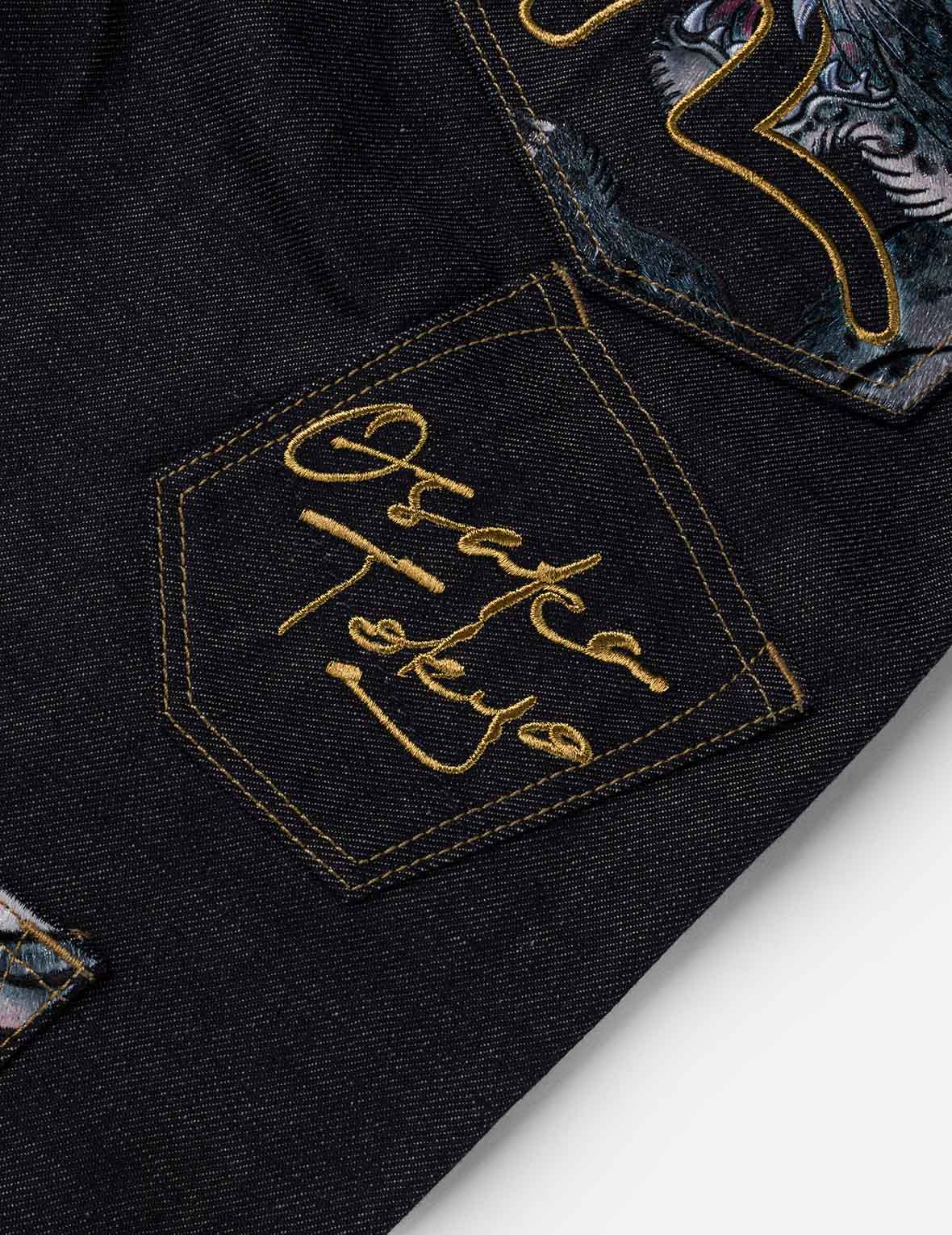 マルチポケット刺繍パッチ ジーンズ #2020 – EVISU