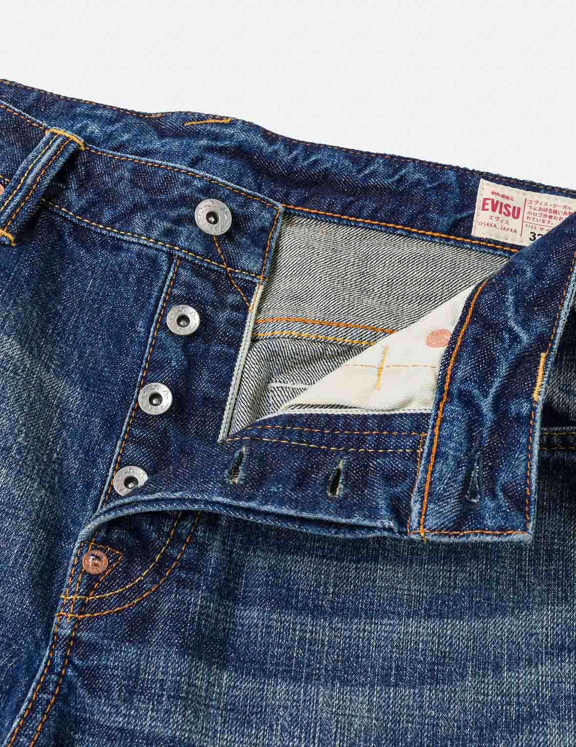 ブロケードパッチワーク デニムショーツ #2017