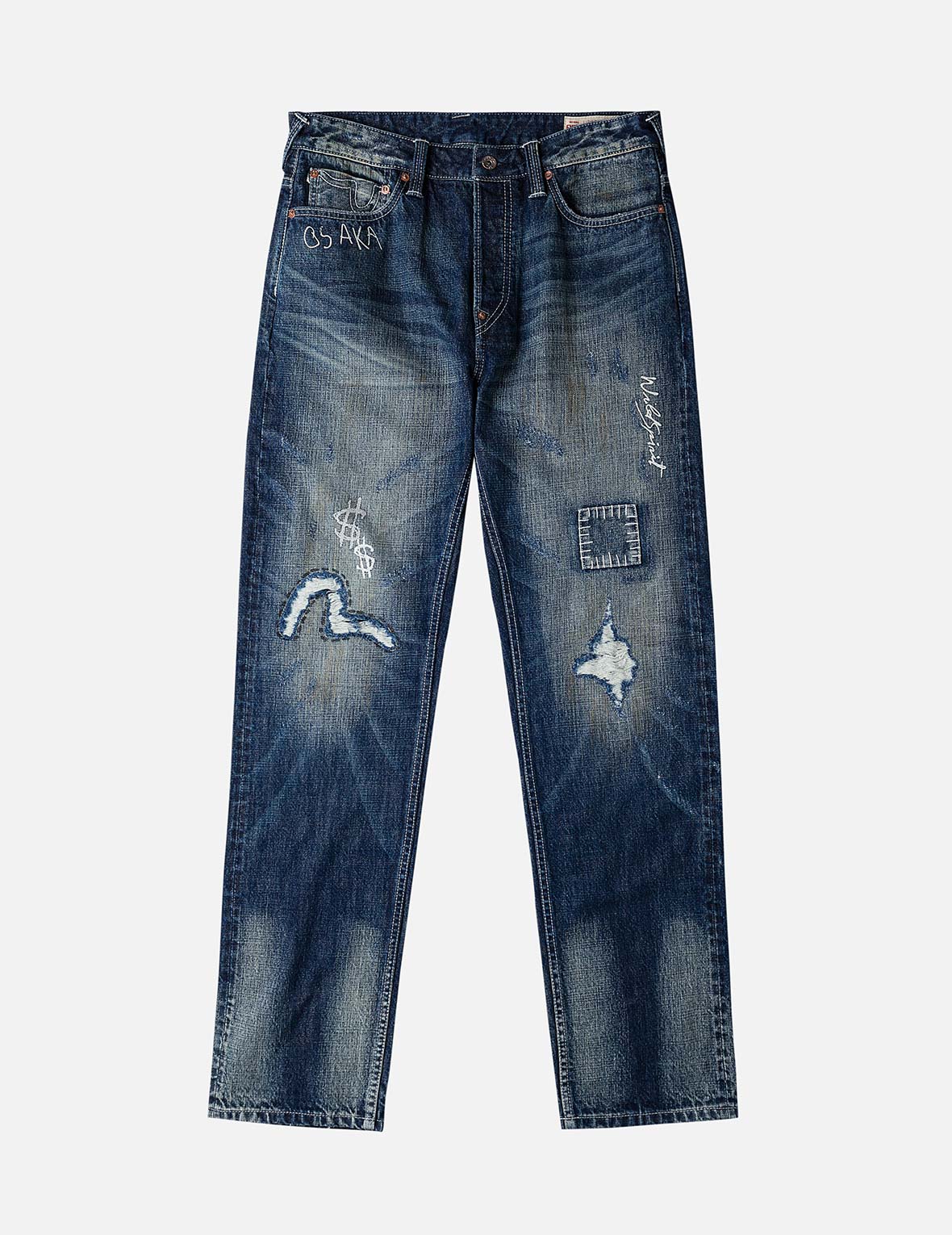 手描きプリント ジーンズ #2020 – EVISU