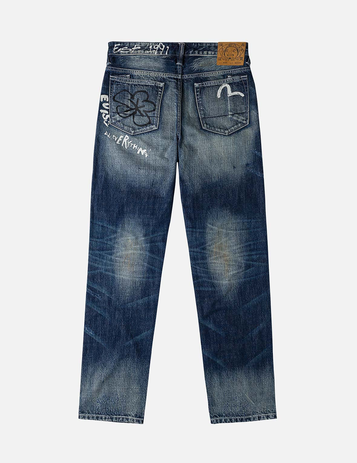 手描きプリント ジーンズ #2020 – EVISU