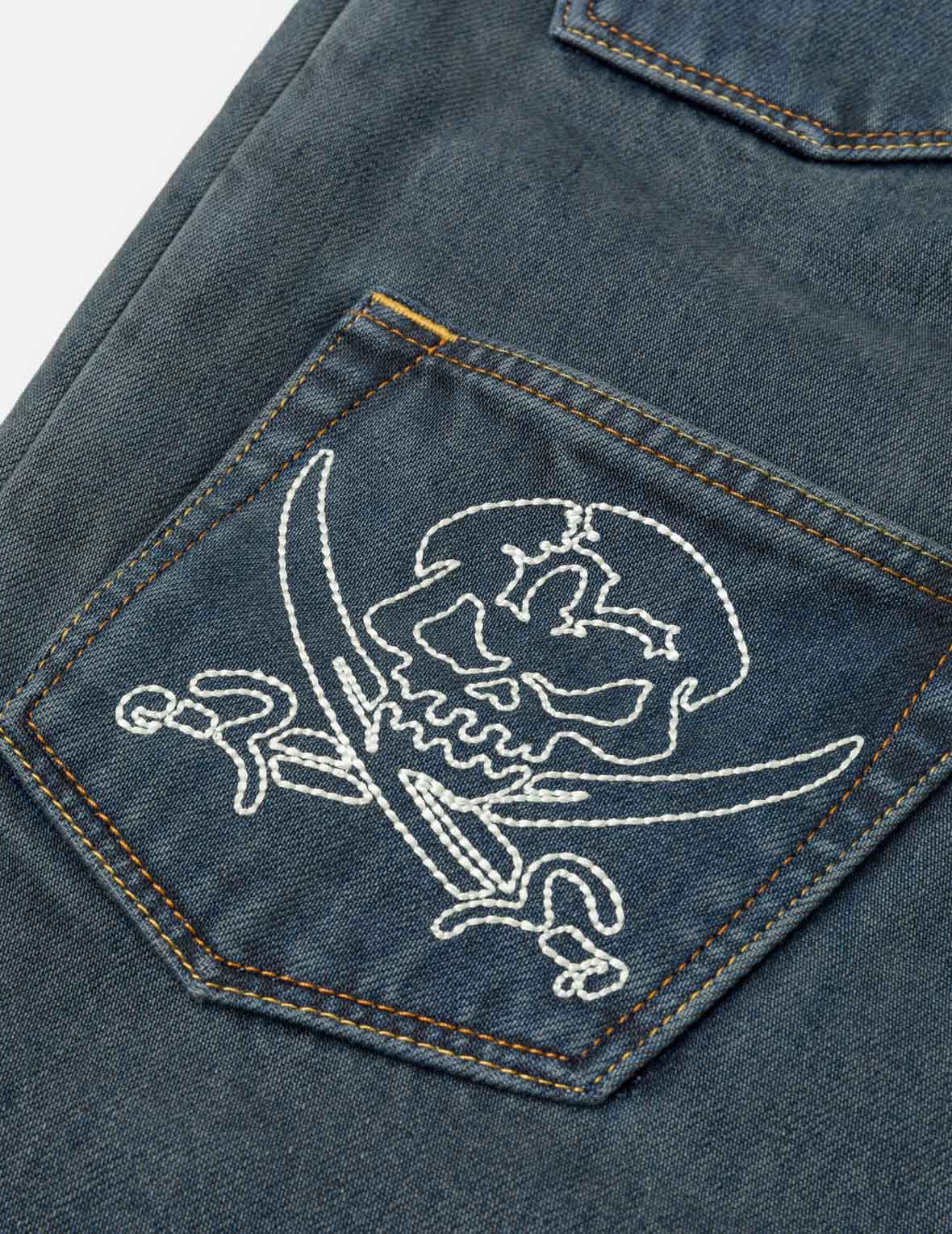 スカルマルチポケット デニムジーンズ – EVISU