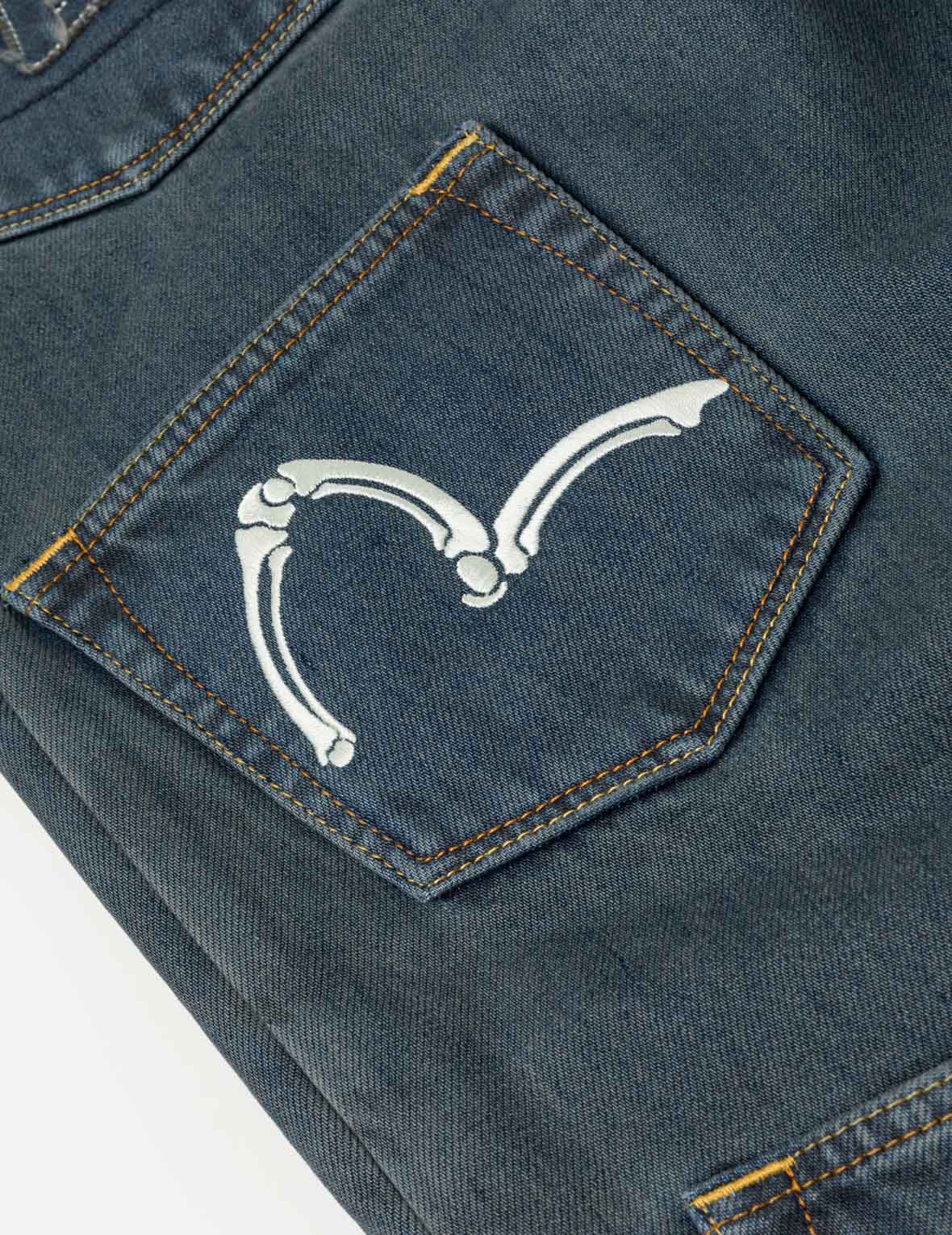 スカルマルチポケット デニムジーンズ – EVISU