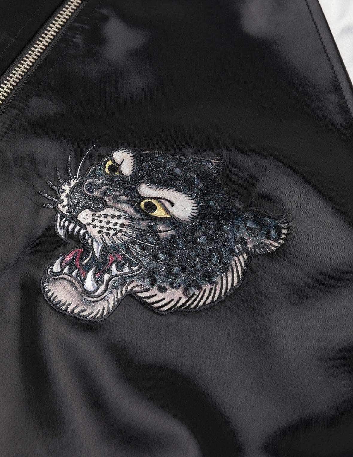 デュオレオパード刺繍 スカジャン – EVISU
