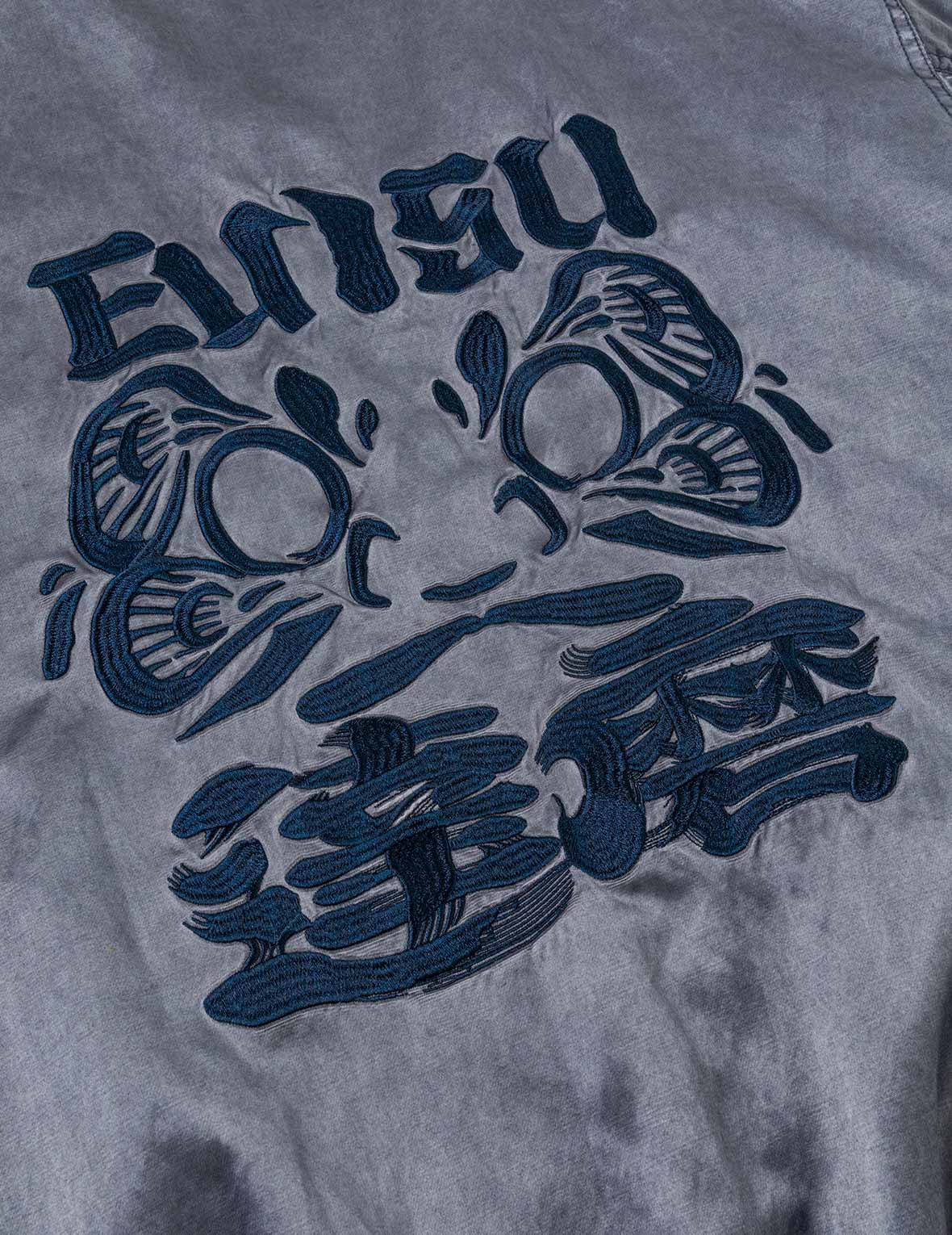 ガーメントダイだるま刺繍 ボンバージャケット – EVISU