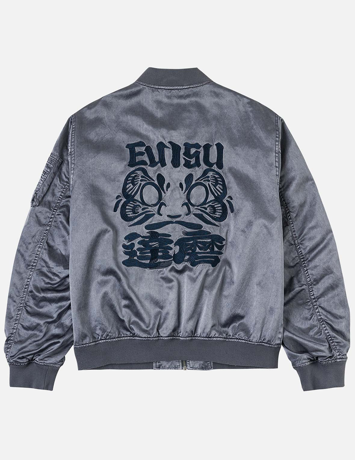 ガーメントダイだるま刺繍 ボンバージャケット – EVISU