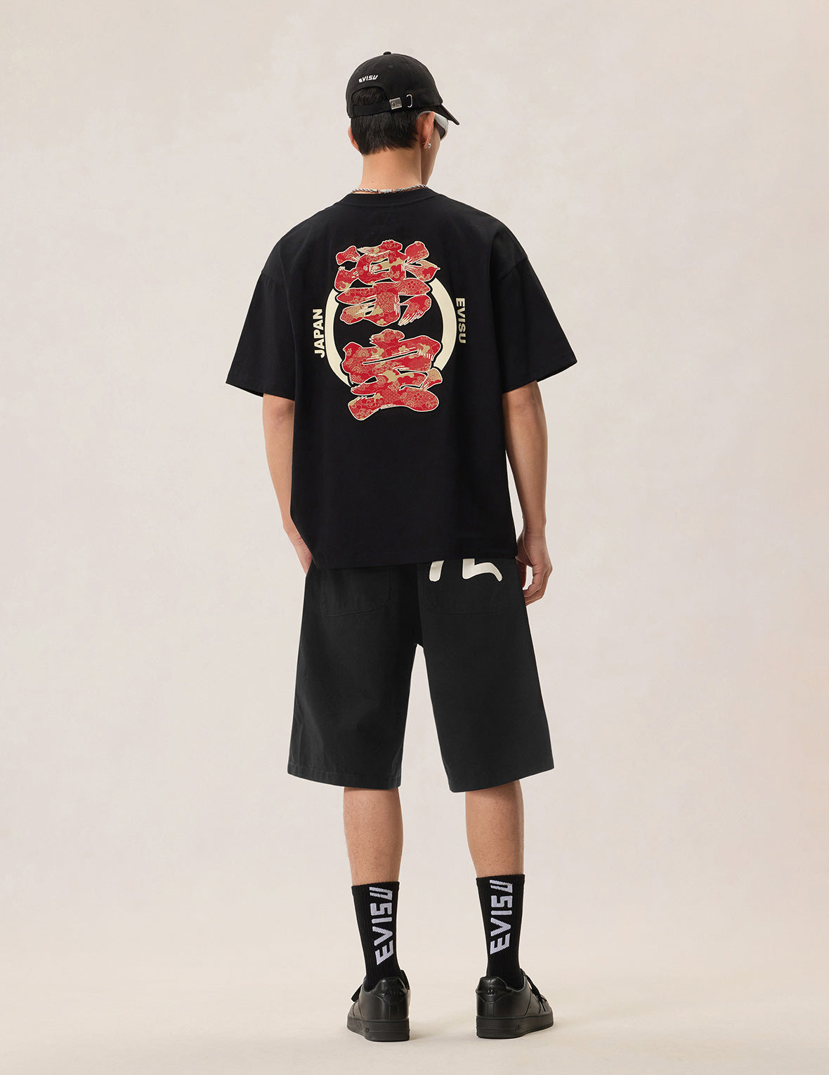 Seagull Print Pocket Shorts