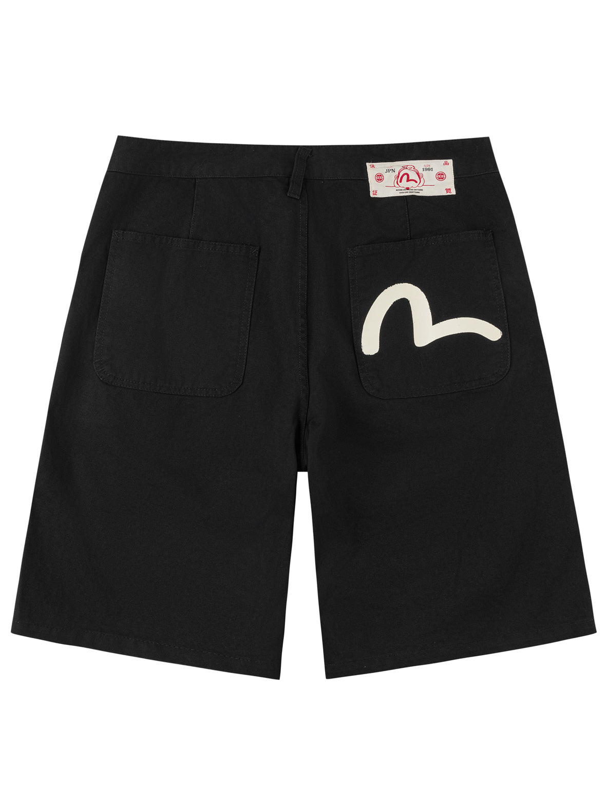Seagull Print Pocket Shorts