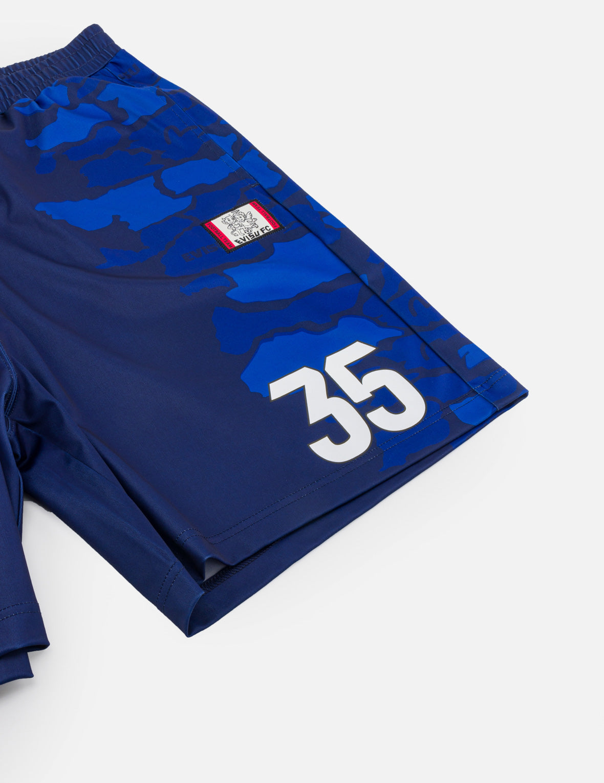 Ishigaki Camo Print Football Shorts