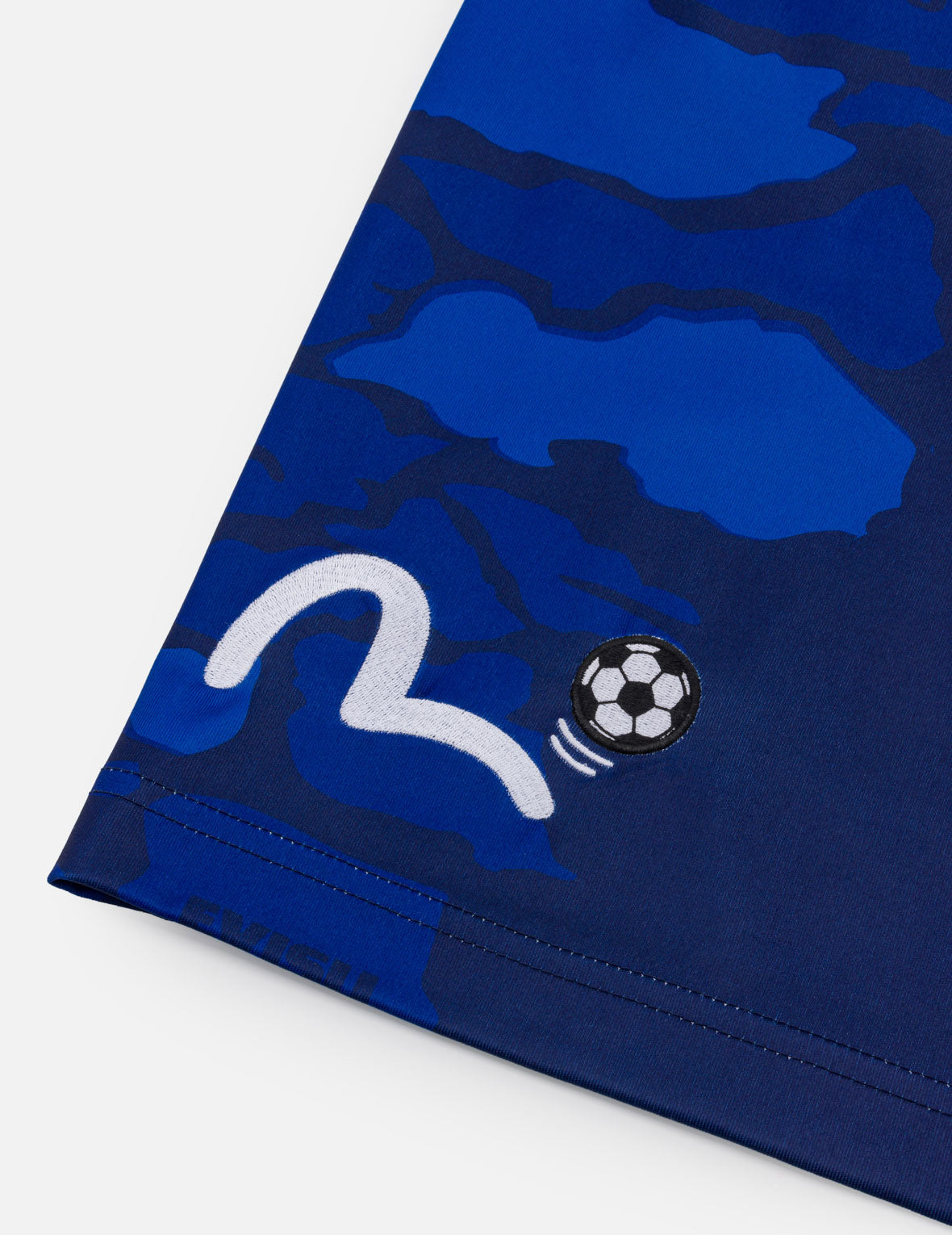Ishigaki Camo Print Football Shorts