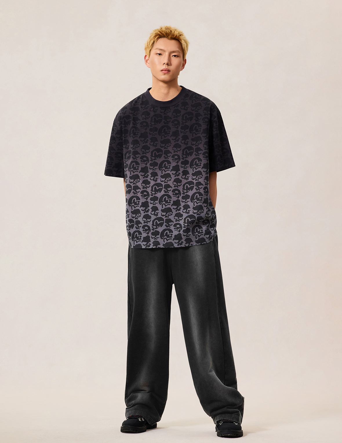 スカル大黒 スウェットパンツ – EVISU