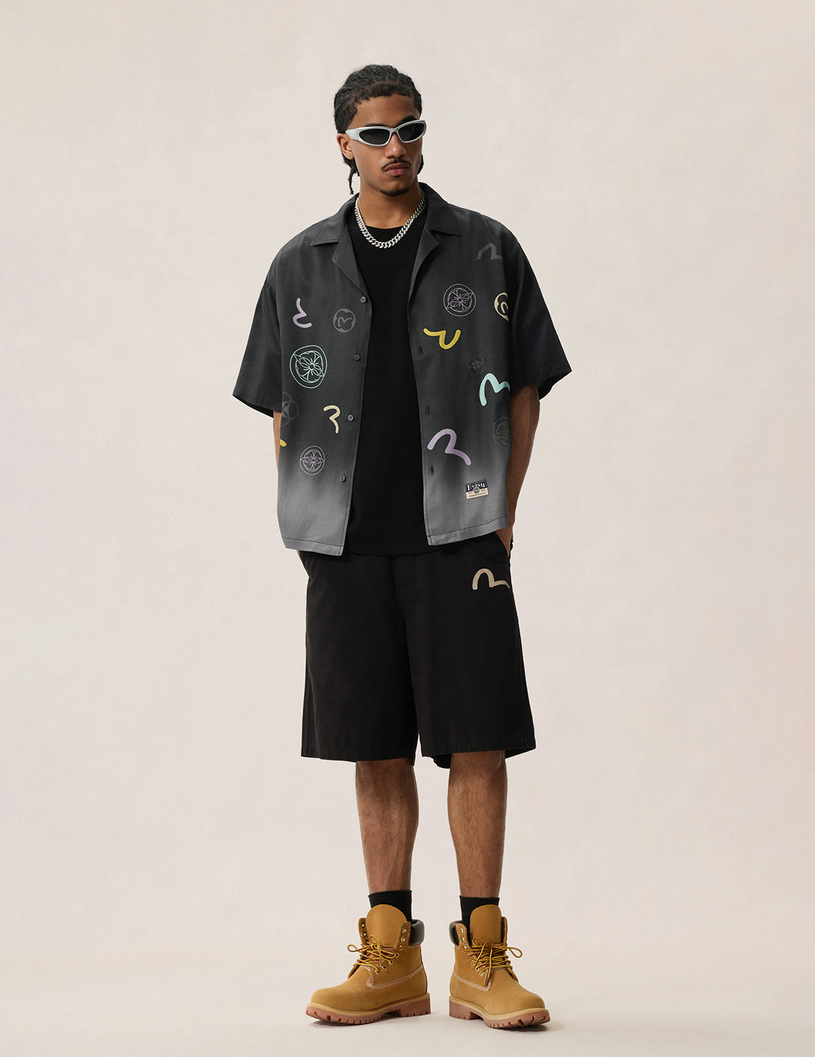 ディップダイモノグラム シャツ