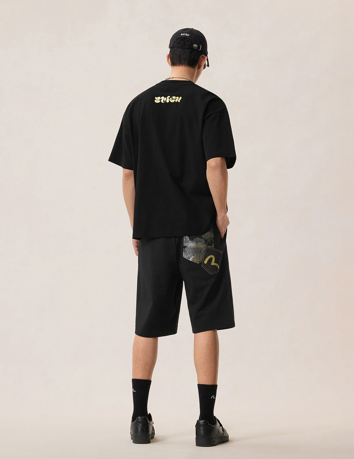 Brocade Patch Sweatshorts