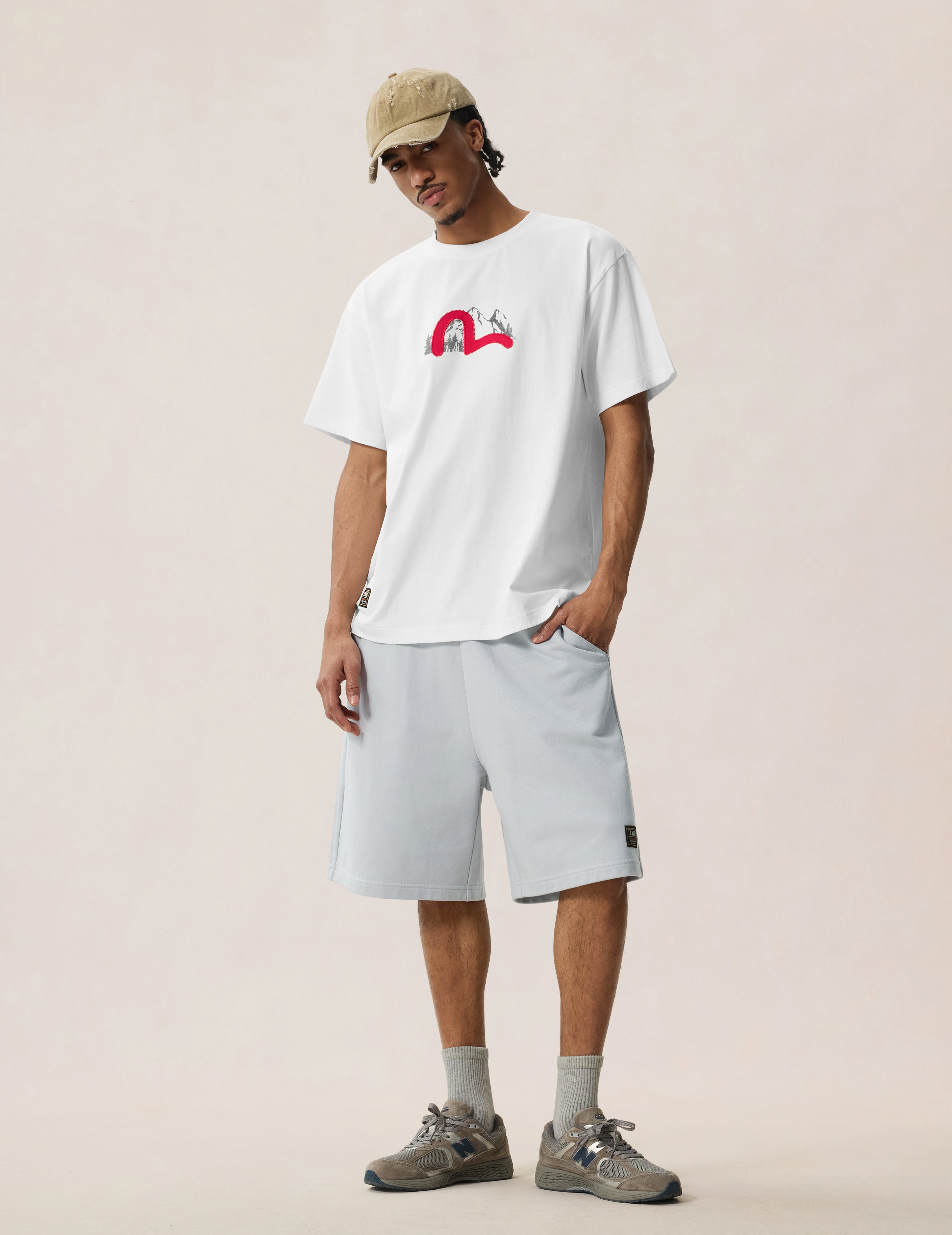 スプレーダイ大黒 スウェットショーツ – EVISU