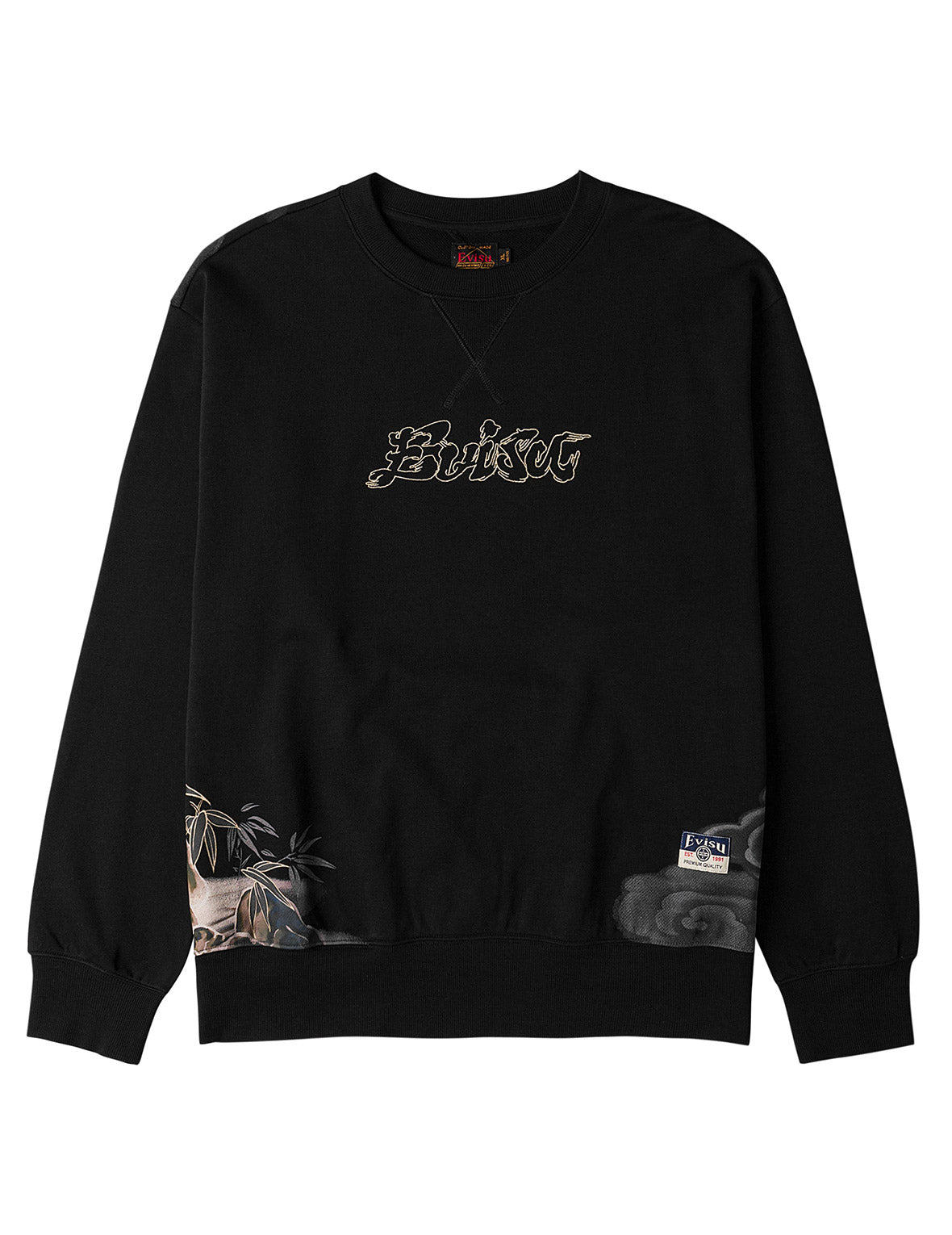 EVISU スウェット　刺繍 家紋刺繍 スウェットシャツ – EVISU
