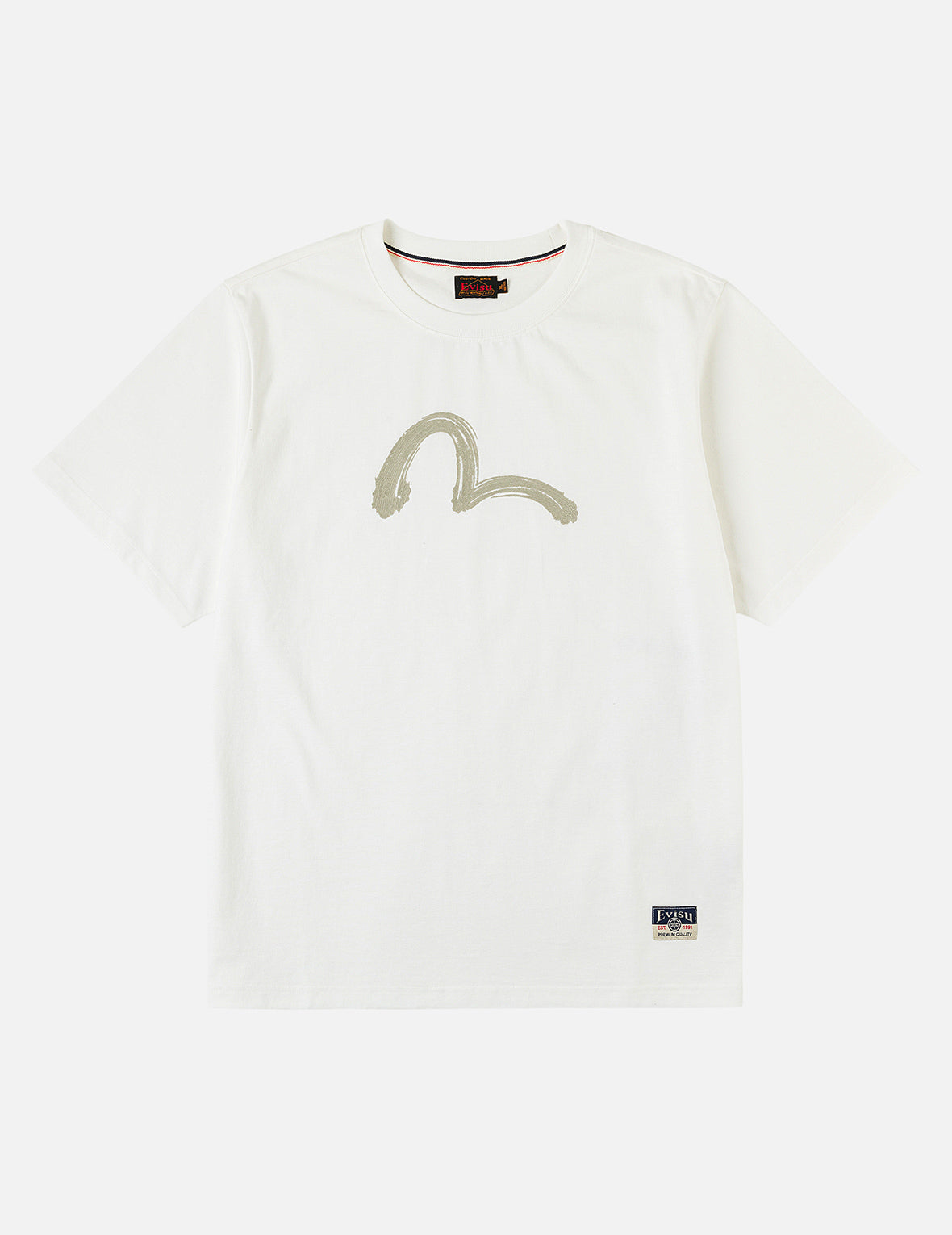 ハンドブラシカモメプリント Tシャツ – EVISU