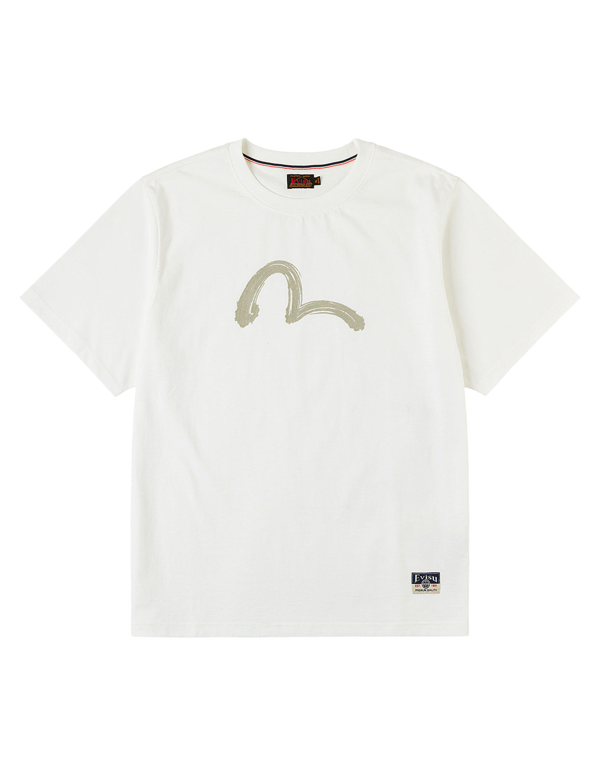 ハンドブラシカモメプリント Tシャツ