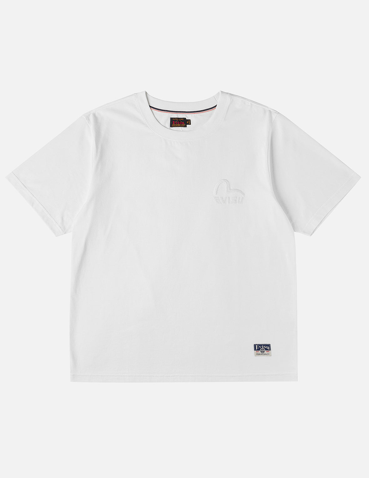 モノクロカモメ刺繍 Tシャツ