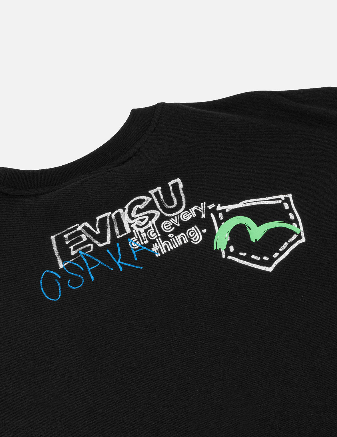 Hand-Drawn Multi-Pocket T-shirt