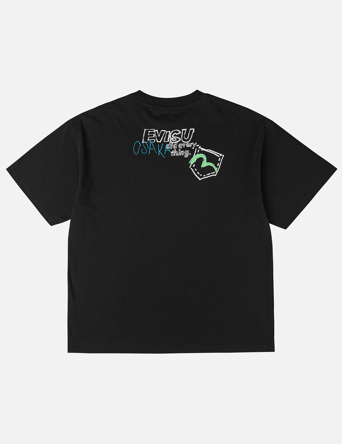 Hand-Drawn Multi-Pocket T-shirt