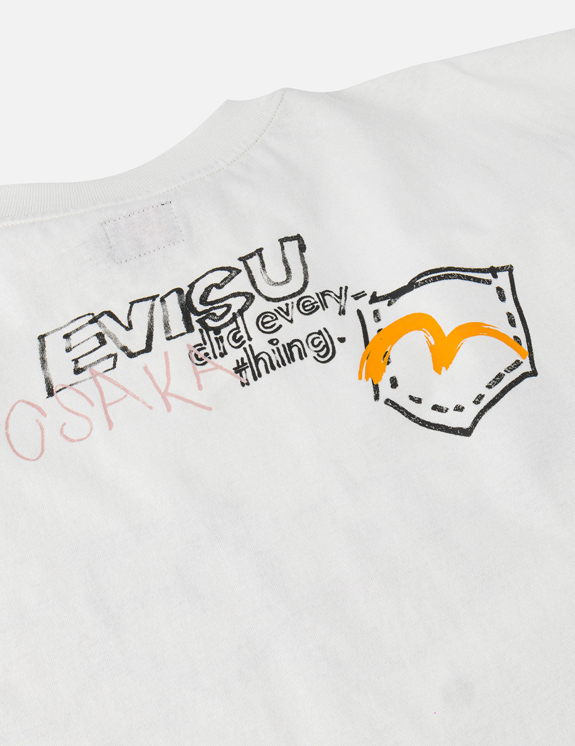 Hand-Drawn Multi-Pocket T-shirt